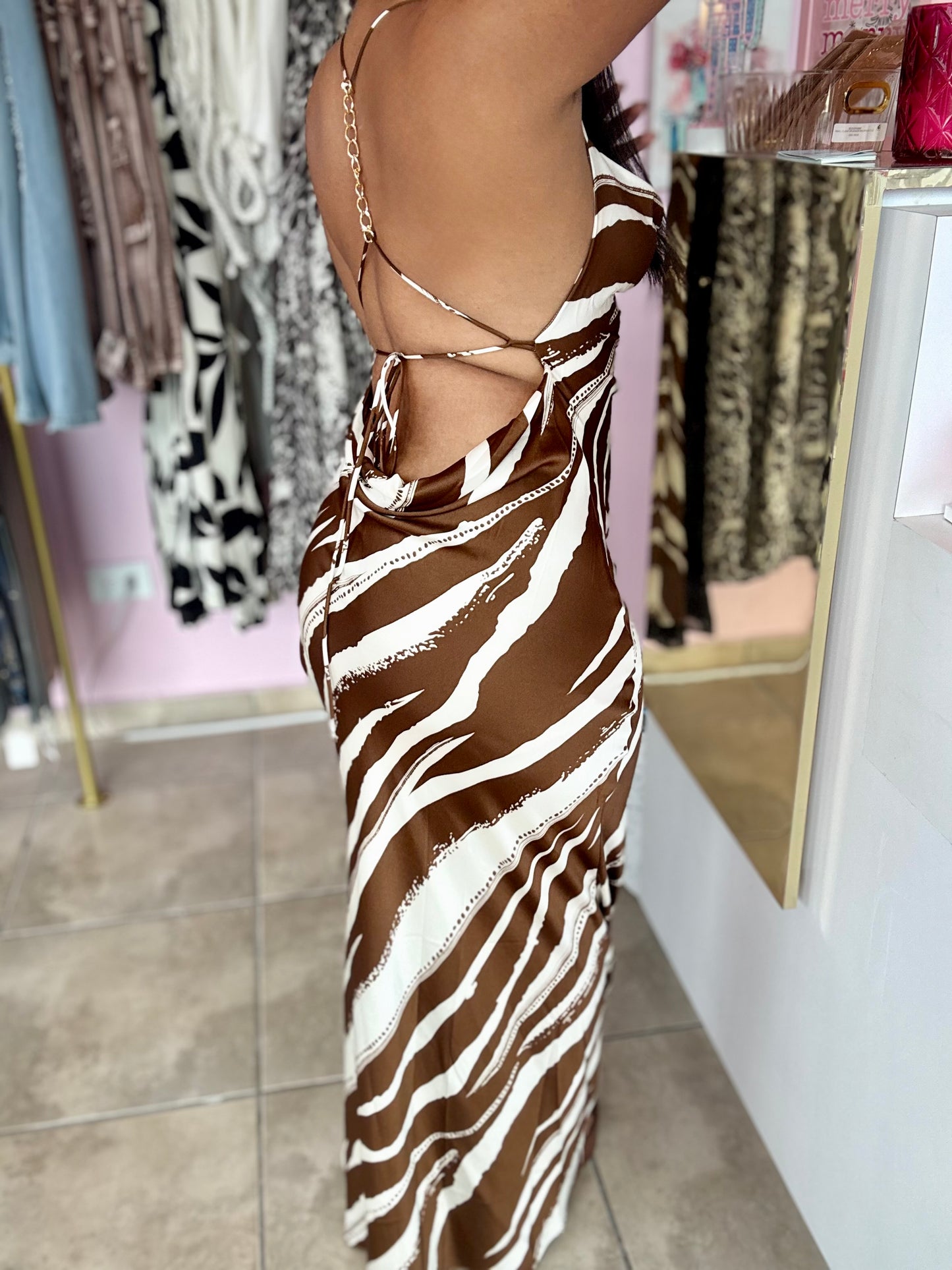 Brown Maxi Dress