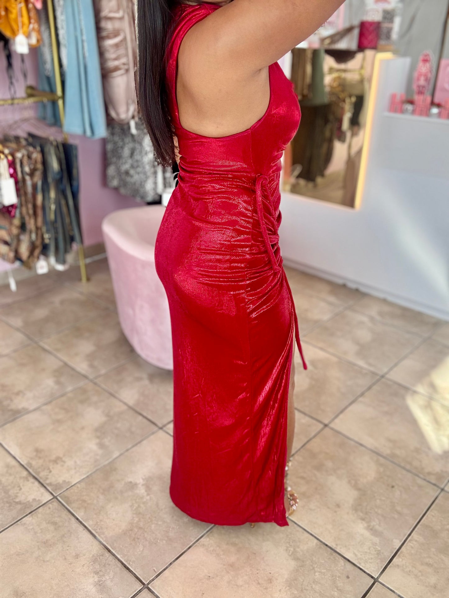 Red Maxi Dress