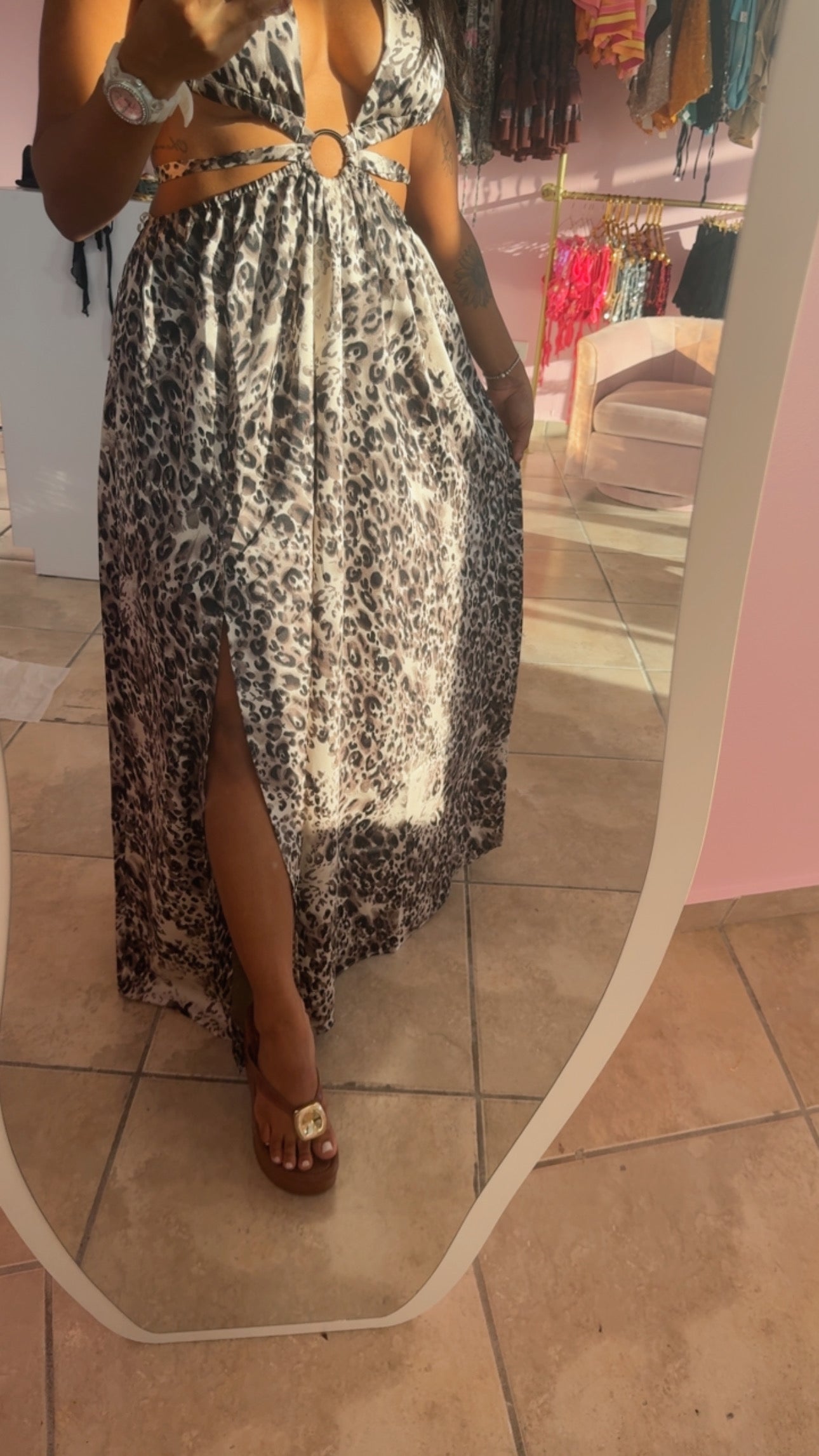 Leopard Maxi Dress