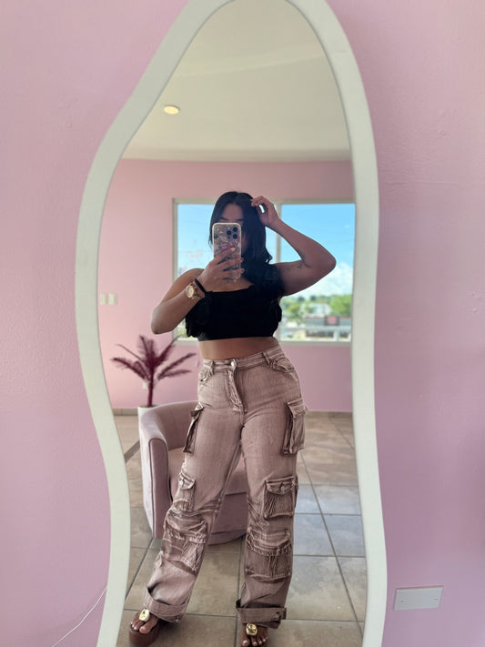 Brown Cargo Pants