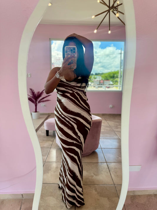 Brown Maxi Dress
